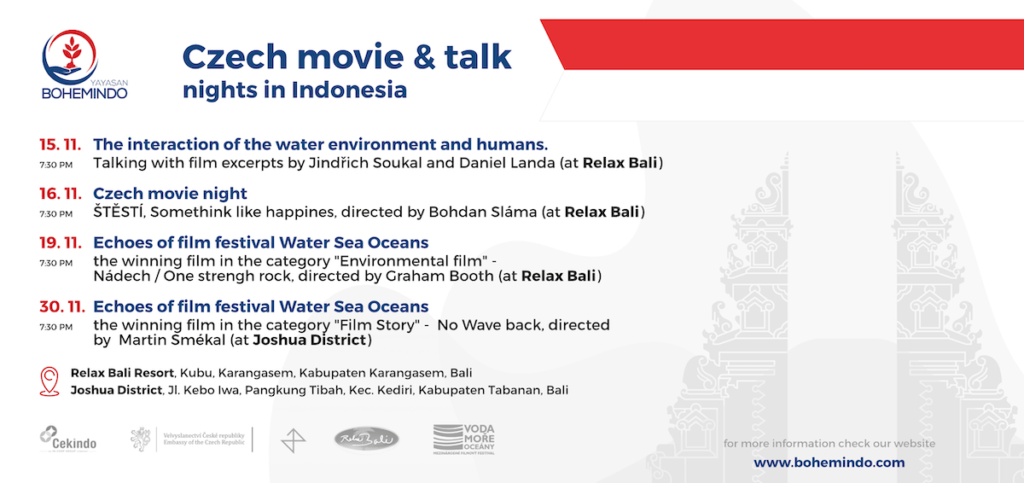 Czech movie and talk nights in Bali